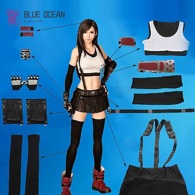 FF7 ファイナルファンタジーVII リメイク ティファ 風 コスプレ